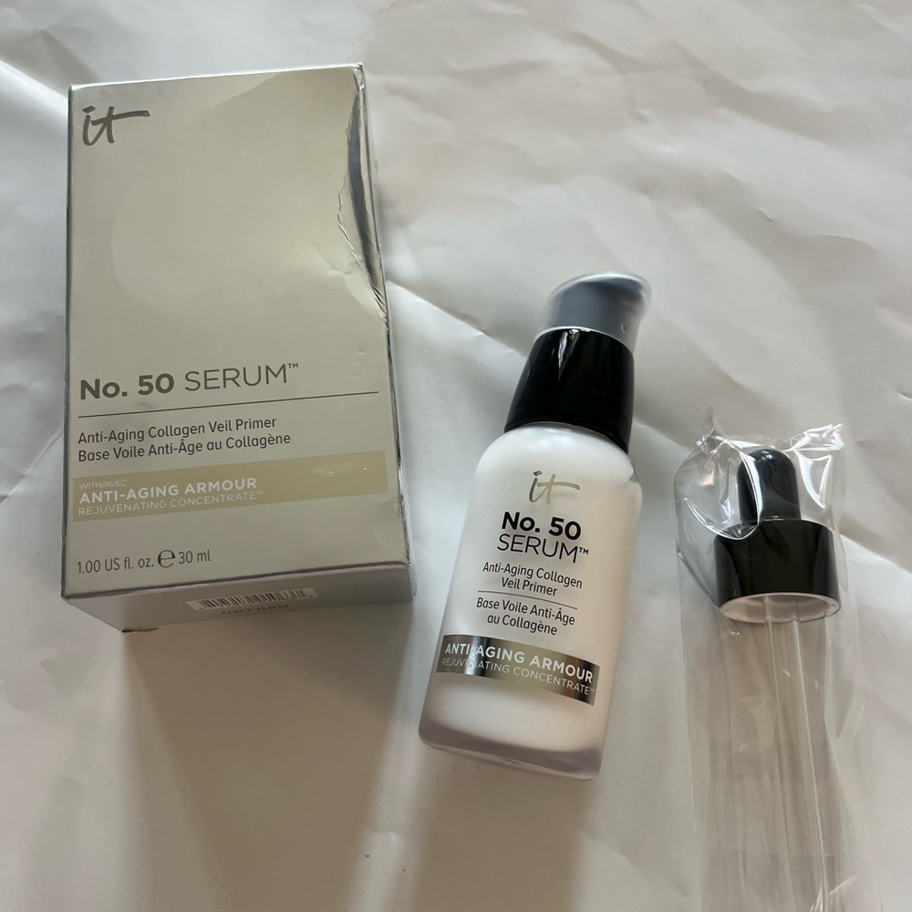 NEW IT Cosmetics No. 50 Serum Anti-Aging Collagen Veil Primer